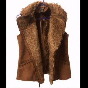 Fur vest by clothes by revue. new with tags
